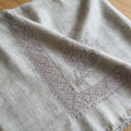 Kashmiri pashmina ghutra embroidery close-up