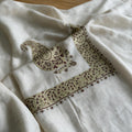Kashmiri pashmina ghutra embroidery close-up